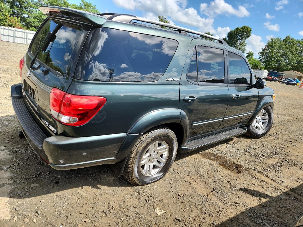 2007 Toyota Sequoia Limited green suv gas 5TDBT48A77S280589 photo #4