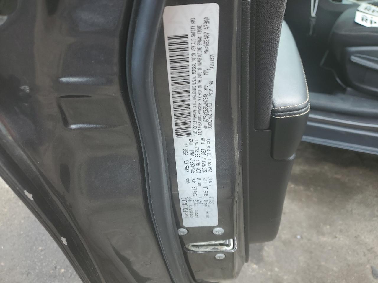 2016 Jeep Cherokee Latitude VIN: 1C4PJMCB3GW147940 Lot: 69570725