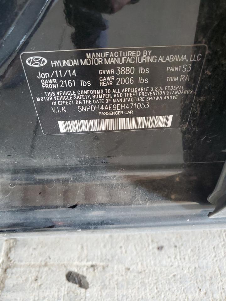 2014 Hyundai Elantra Se VIN: 5NPDH4AE9EH471053 Lot: 68893805
