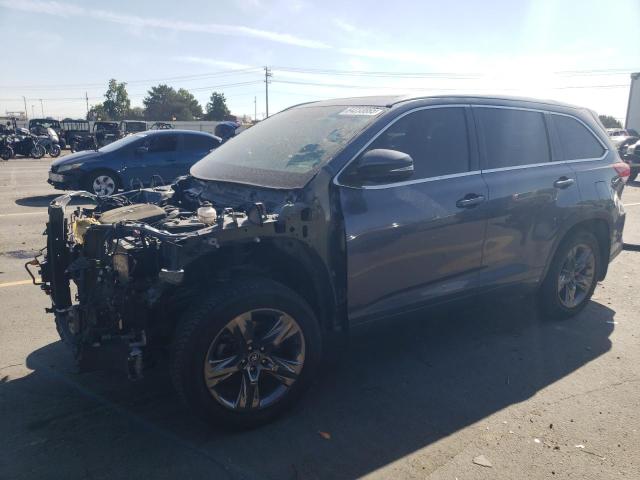  TOYOTA HIGHLANDER 2018 Blue