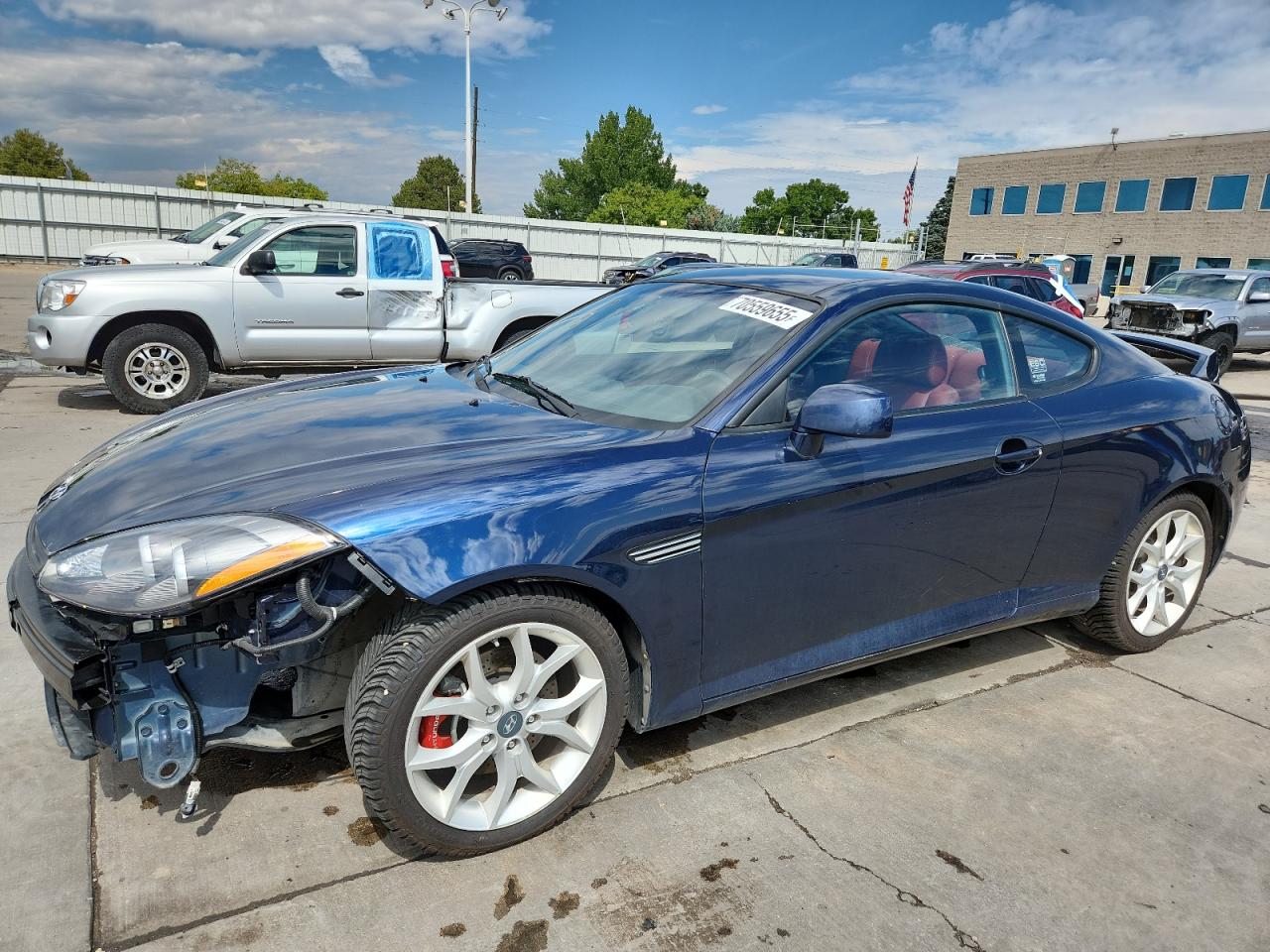 HYUNDAI TIBURON 2008. Lot# 70559655. VIN KMHHN66F78U288604. Photo 1
