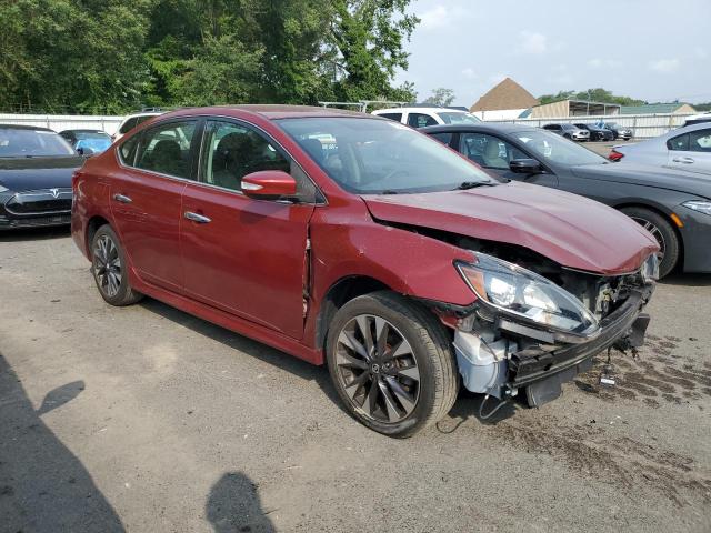  NISSAN SENTRA 2018 Czerwony