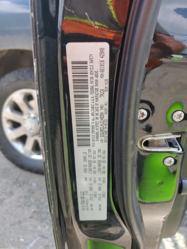 2020 Ram 2500 Big Horn VIN: 3C6UR5DLXLG149354 Lot: 68359705