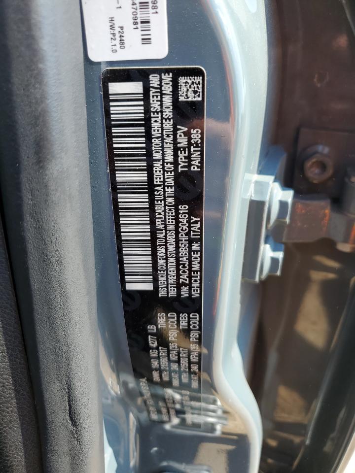 2017 Jeep Renegade Latitude VIN: ZACCJABB5HPG04616 Lot: 69044205