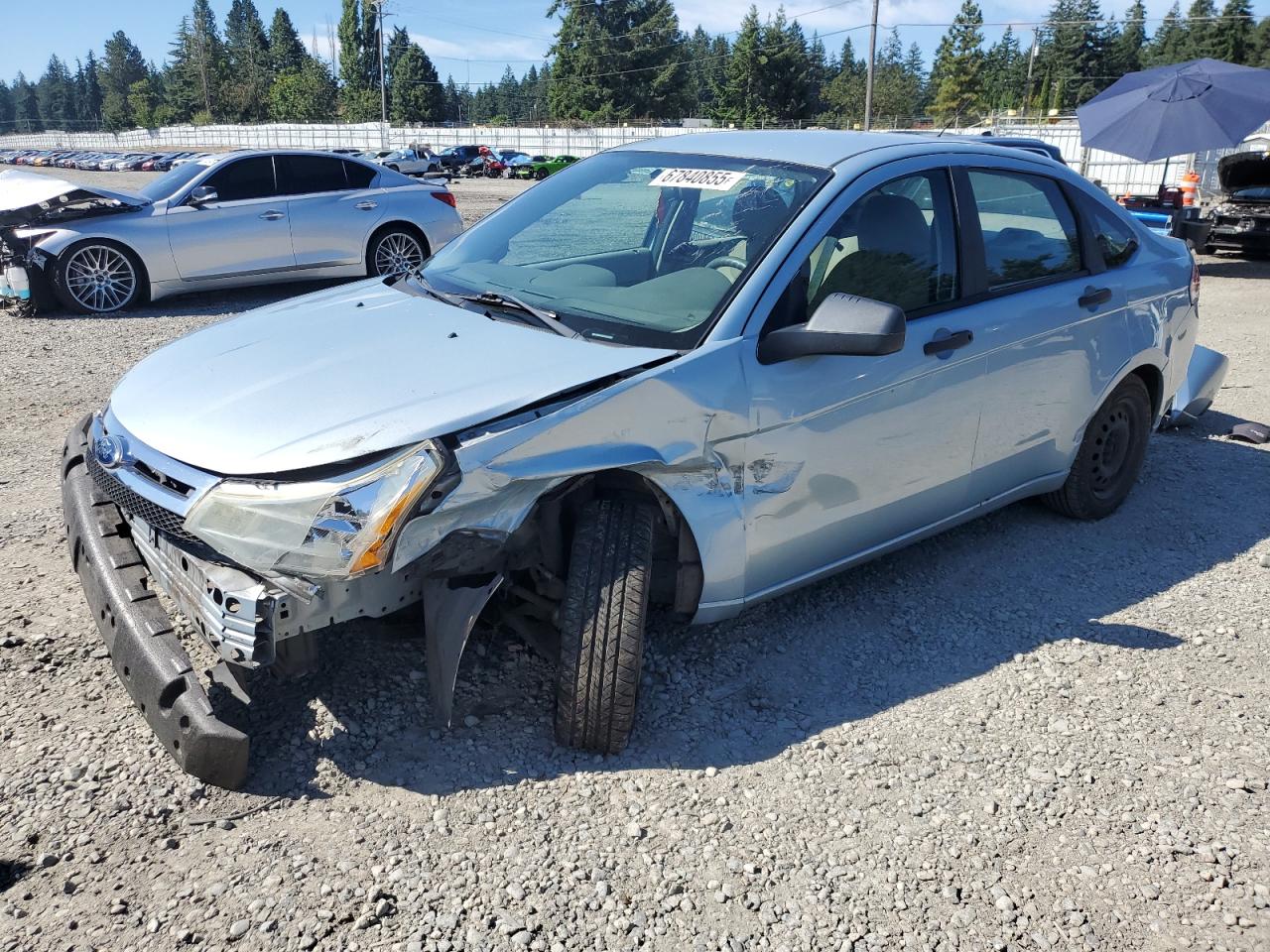 2008 Ford Focus S/Se blue null gasoline 1FAHP34N38W133758 photo #1