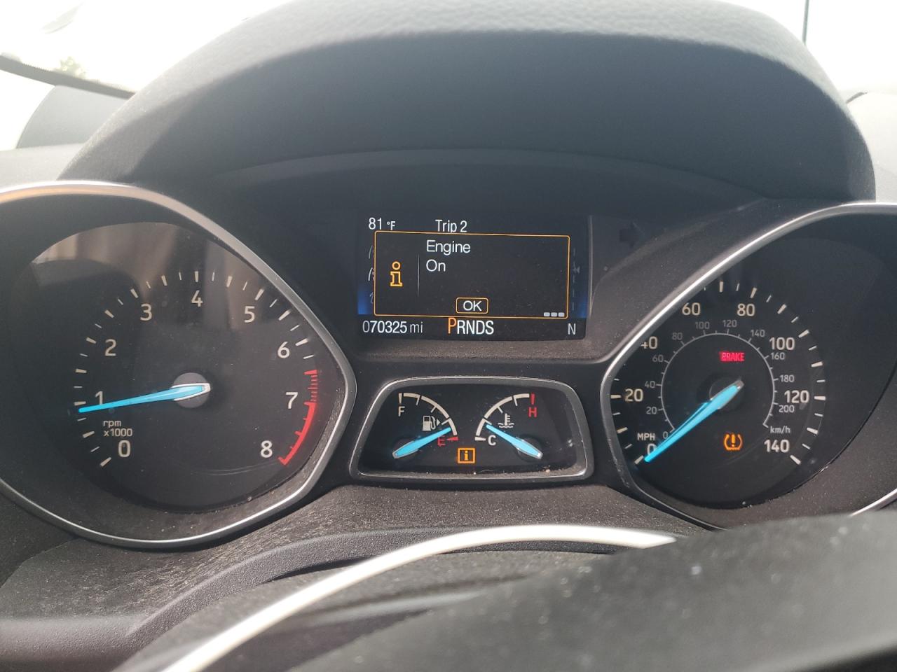 2017 Ford Escape Titanium VIN: 1FMCU0J96HUB81328 Lot: 69881125