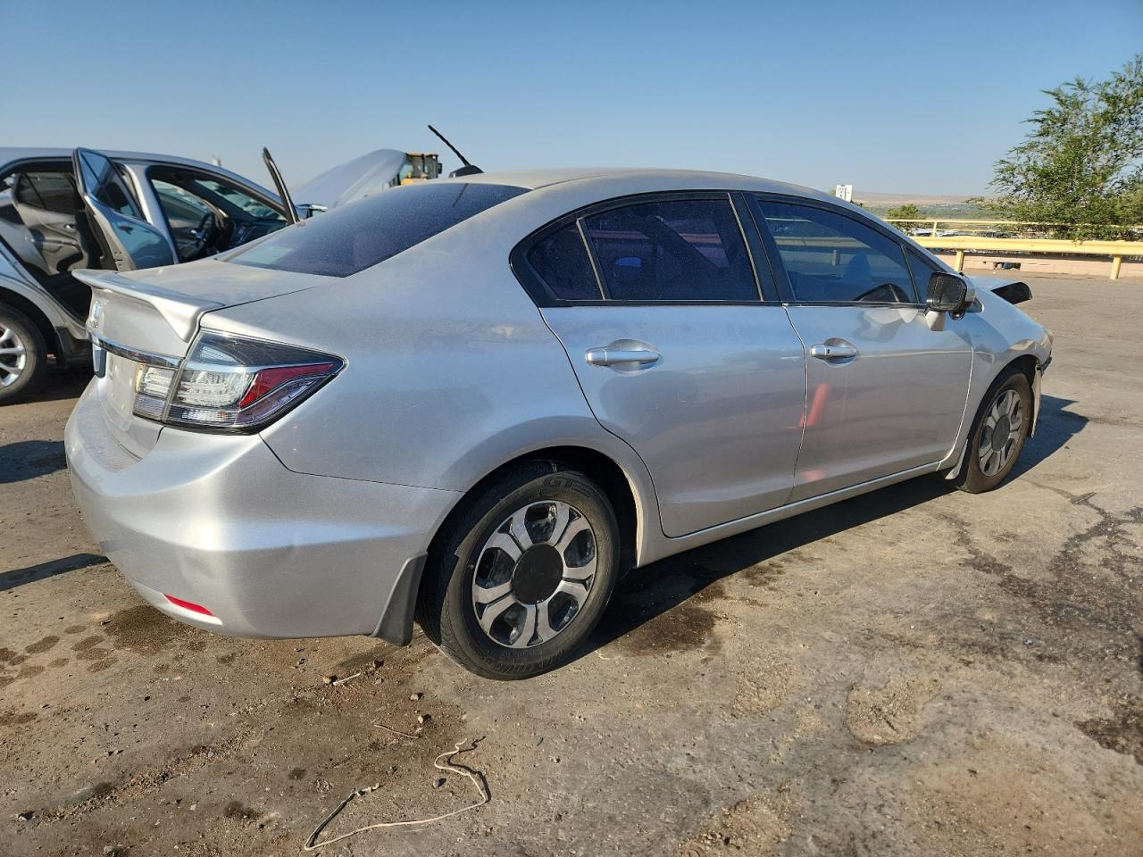 2014 Honda Civic Hybrid silver null hybrid 19XFB4F22EE001461 photo #4