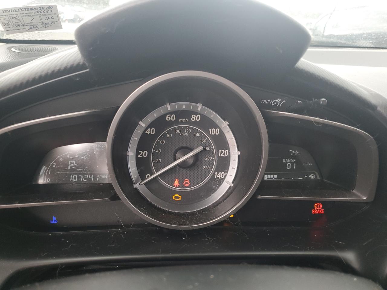 2016 Mazda Cx-3 Touring VIN: JM1DKFC73G0138780 Lot: 70807115