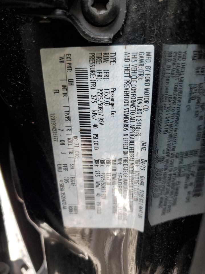 2015 Ford C-Max Sel VIN: 1FADP5BU6FL113622 Lot: 67310485