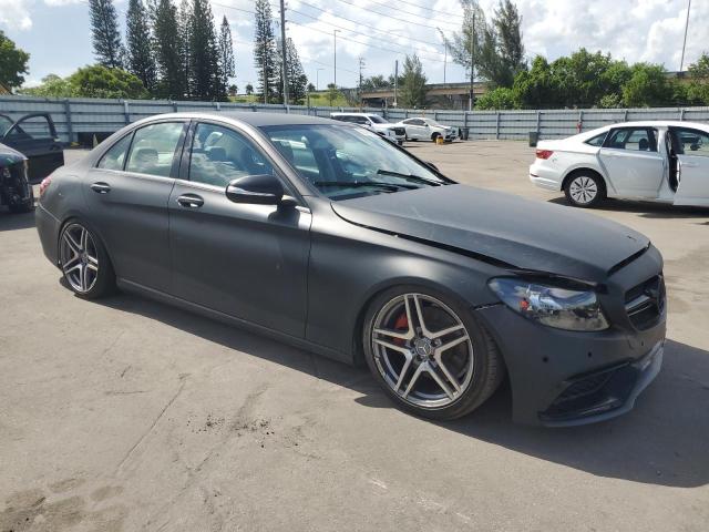 Sedans MERCEDES-BENZ C-CLASS 2015 Czarny