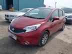 2016 NISSAN NOTE 1.2 ACENTA PREMIUM 5DR for sale at Copart ROCHFORD
