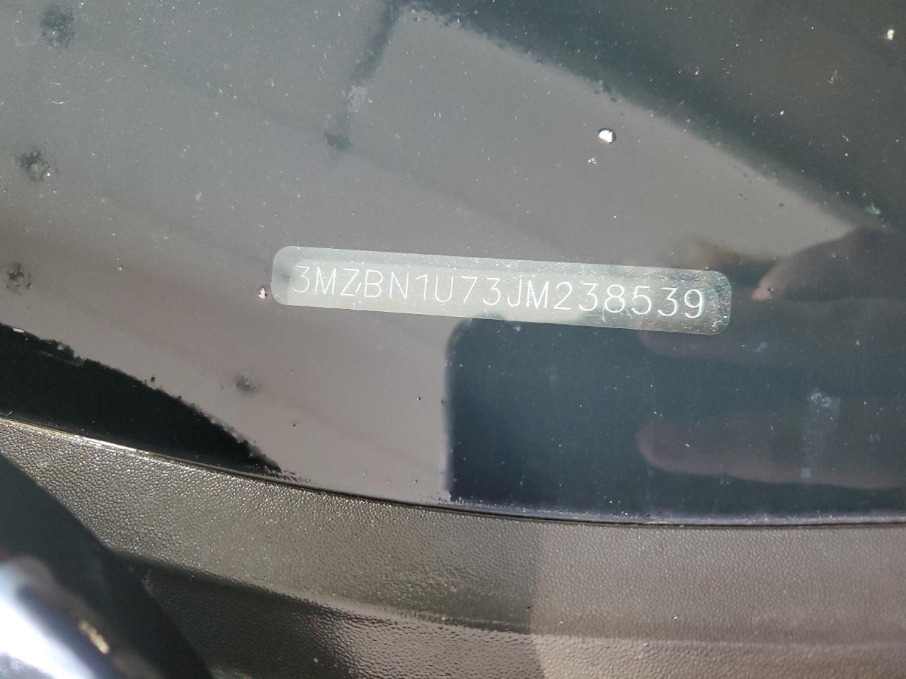 2018 Mazda 3 Sport VIN: 3MZBN1U73JM238539 Lot: 67437335
