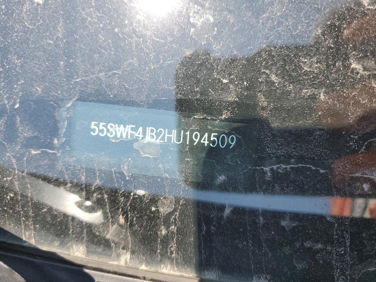 2017 Mercedes-Benz C 300 VIN: 55SWF4JB2HU194509 Lot: 67795085