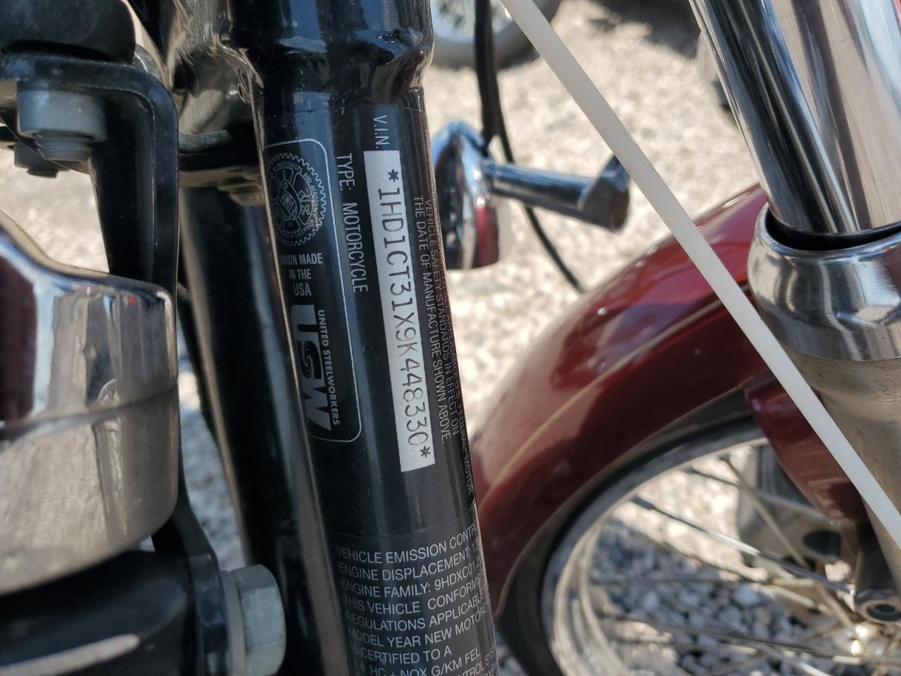 2009 Harley-Davidson Xl1200 C VIN: 1HD1CT31X9K448330 Lot: 69769065