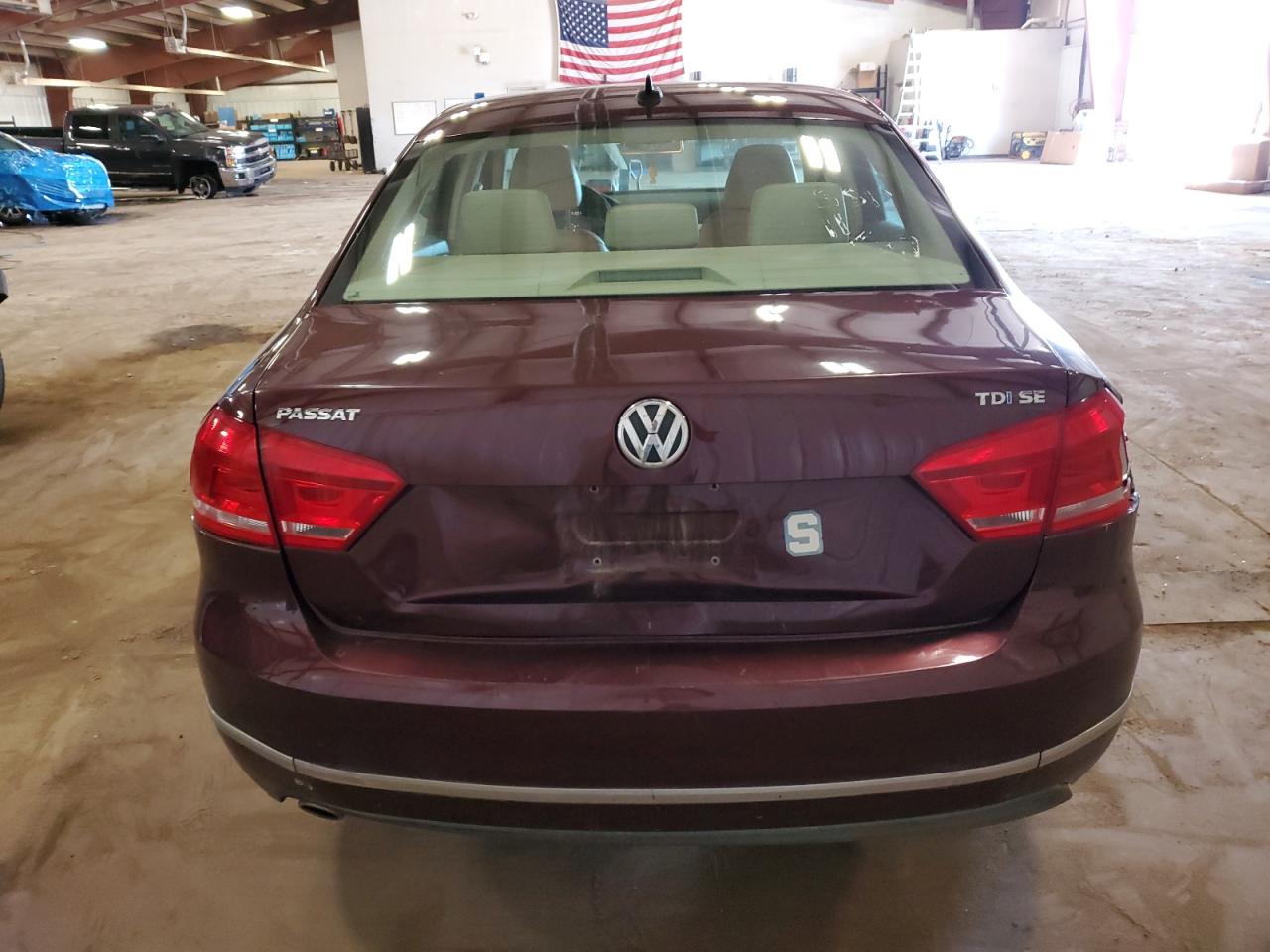 2012 Volkswagen Passat Se VIN: 1VWBN7A35CC062005 Lot: 66710955