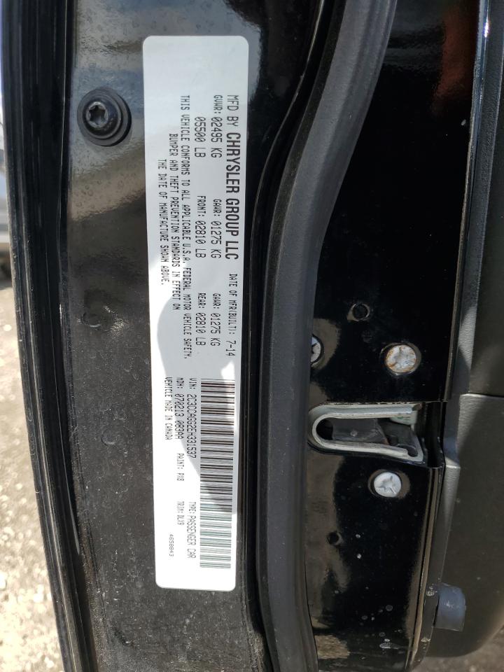 2014 Chrysler 300 S VIN: 2C3CCAGG2EH331537 Lot: 70134915