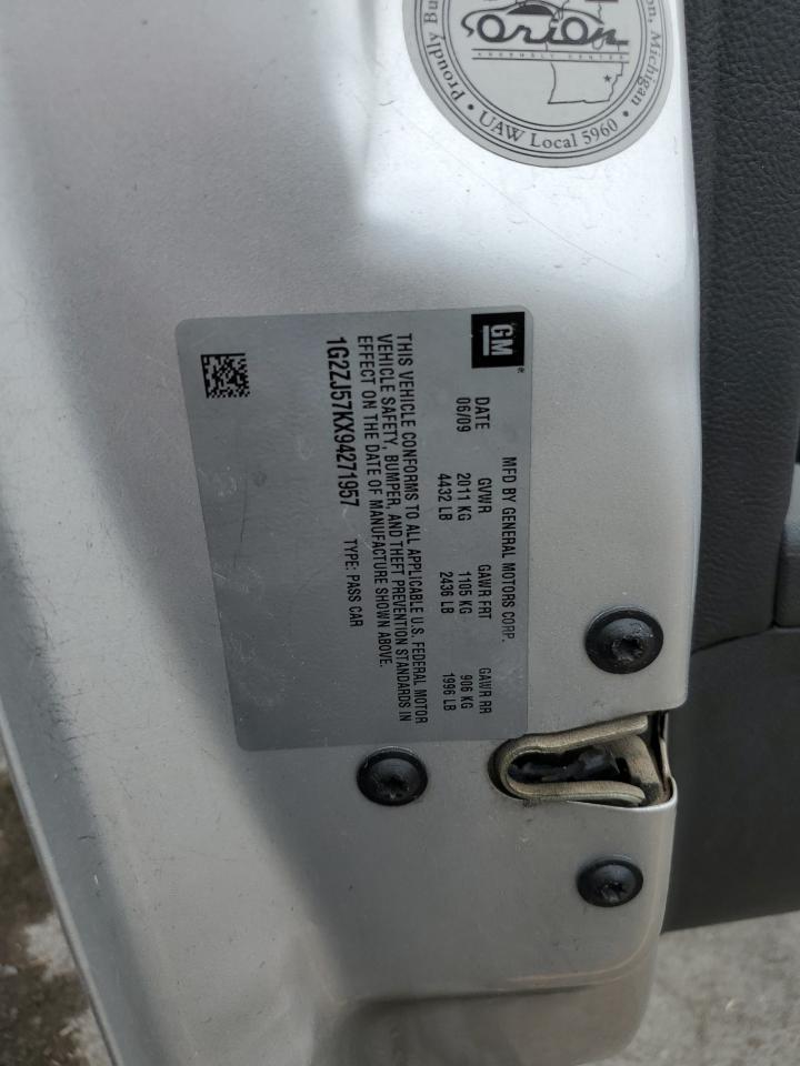 2009 Pontiac G6 VIN: 1G2ZJ57KX94271957 Lot: 70884675