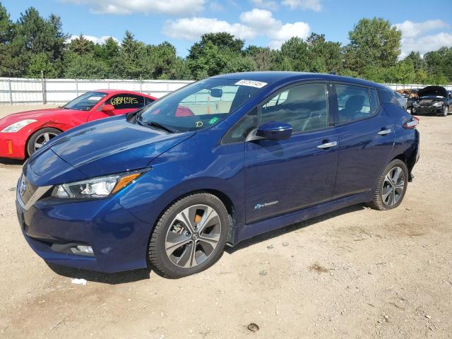  NISSAN LEAF 2018 Granatowy