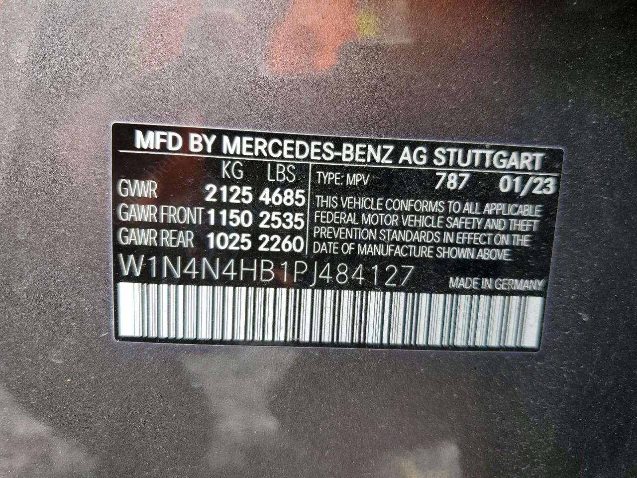 2023 Mercedes-Benz Gla 250 4Matic VIN: W1N4N4HB1PJ484127 Lot: 67721405