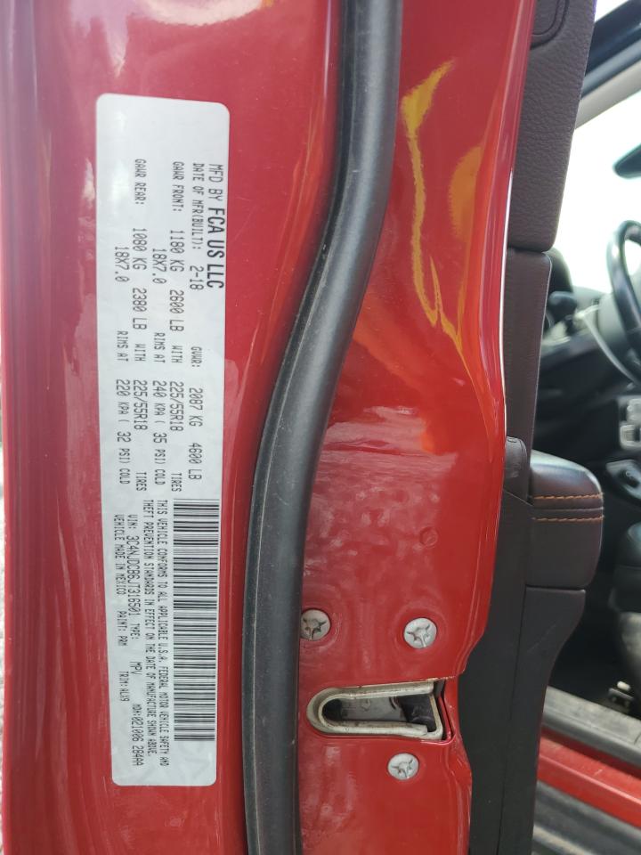 2018 Jeep Compass Limited VIN: 3C4NJDCB6JT316501 Lot: 70818685