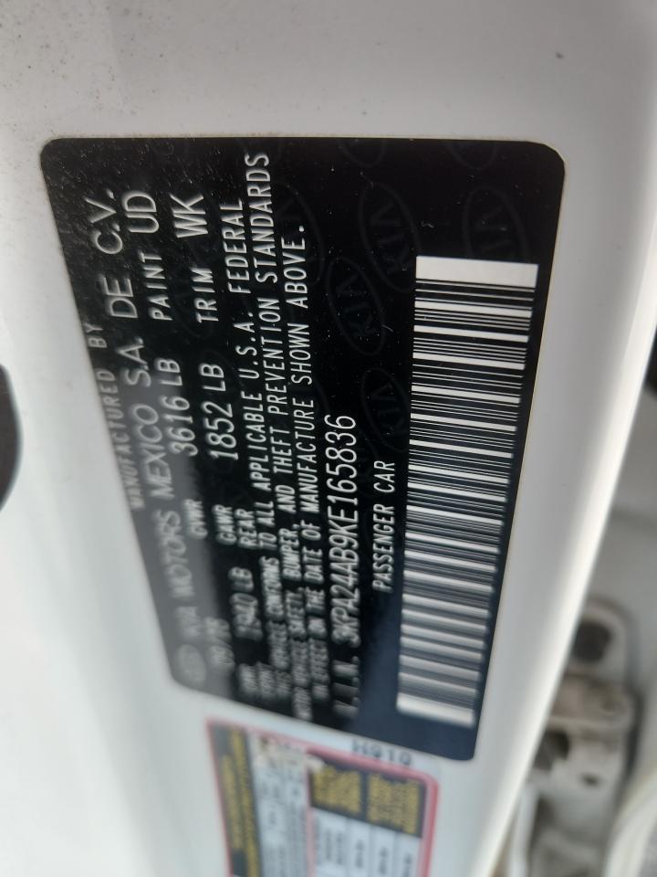 2019 Kia Rio S VIN: 3KPA24AB9KE165836 Lot: 69827745