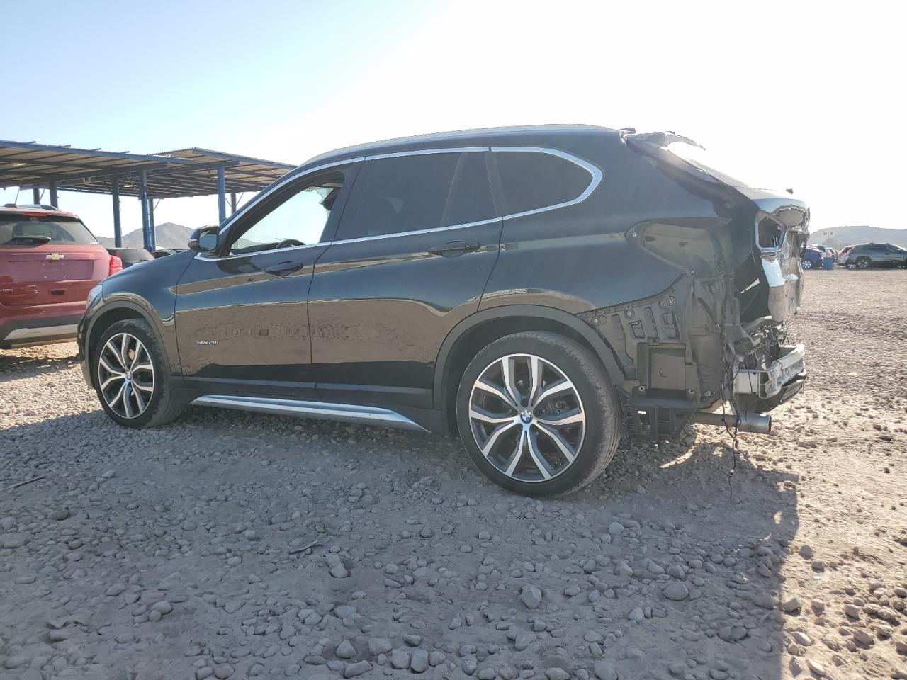 2017 BMW X1 Sdrive28I black null gas WBXHU7C37H5H36847 photo #3