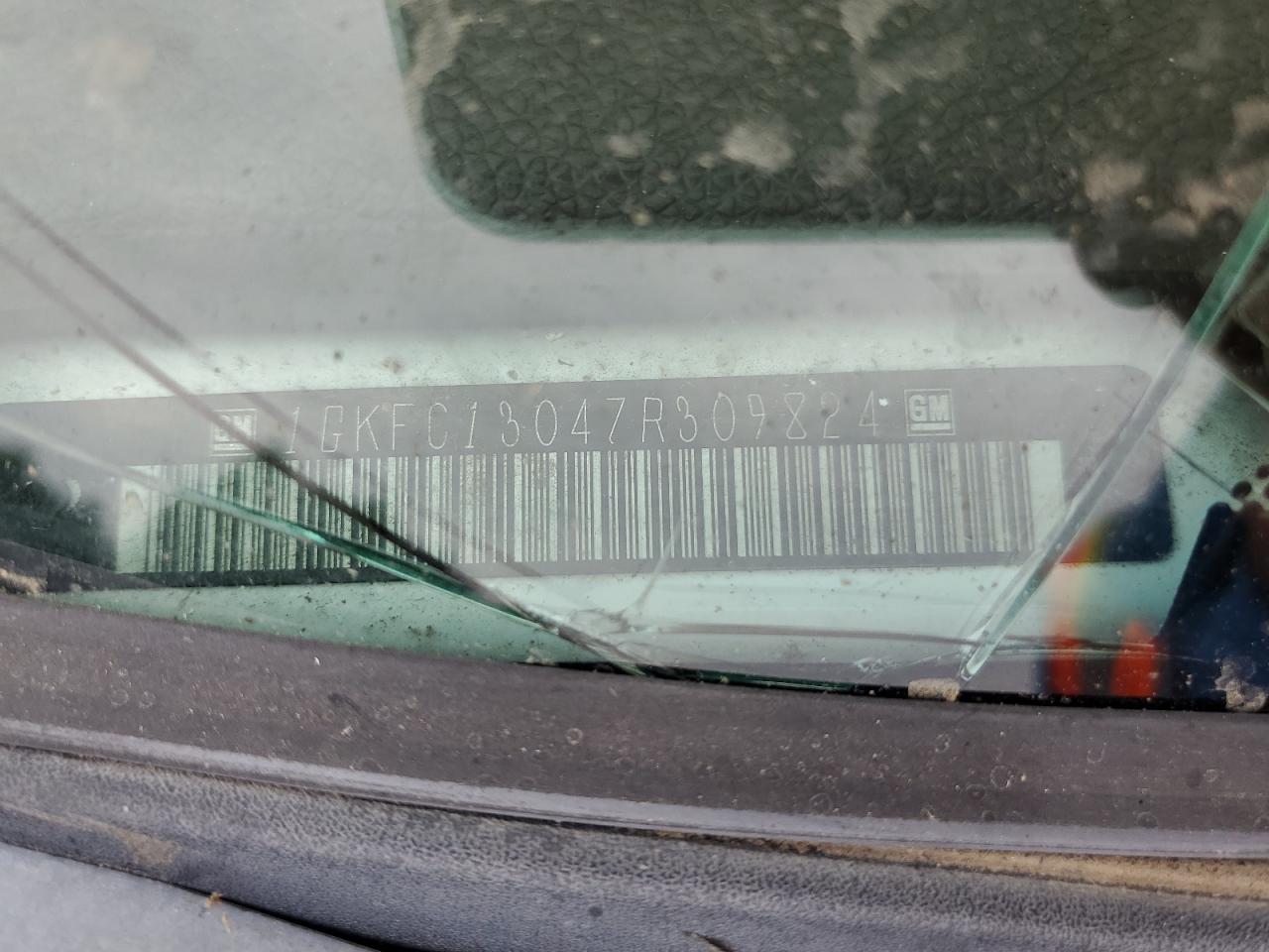 2007 GMC Yukon VIN: 1GKFC13047R309824 Lot: 85929075