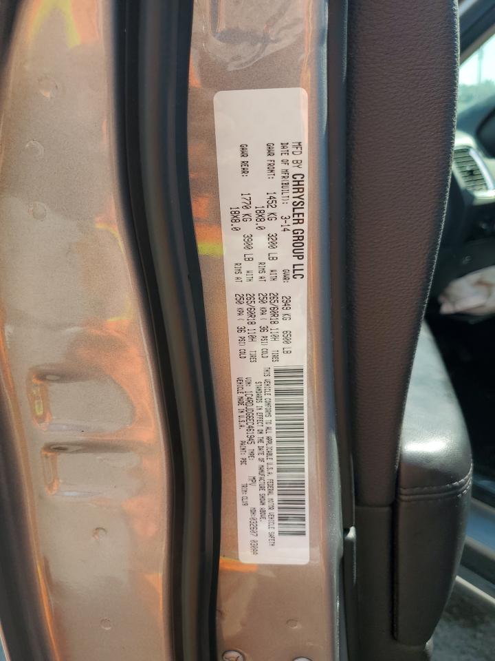 2014 Dodge Durango Limited VIN: 1C4RDJDG6EC461945 Lot: 67624555