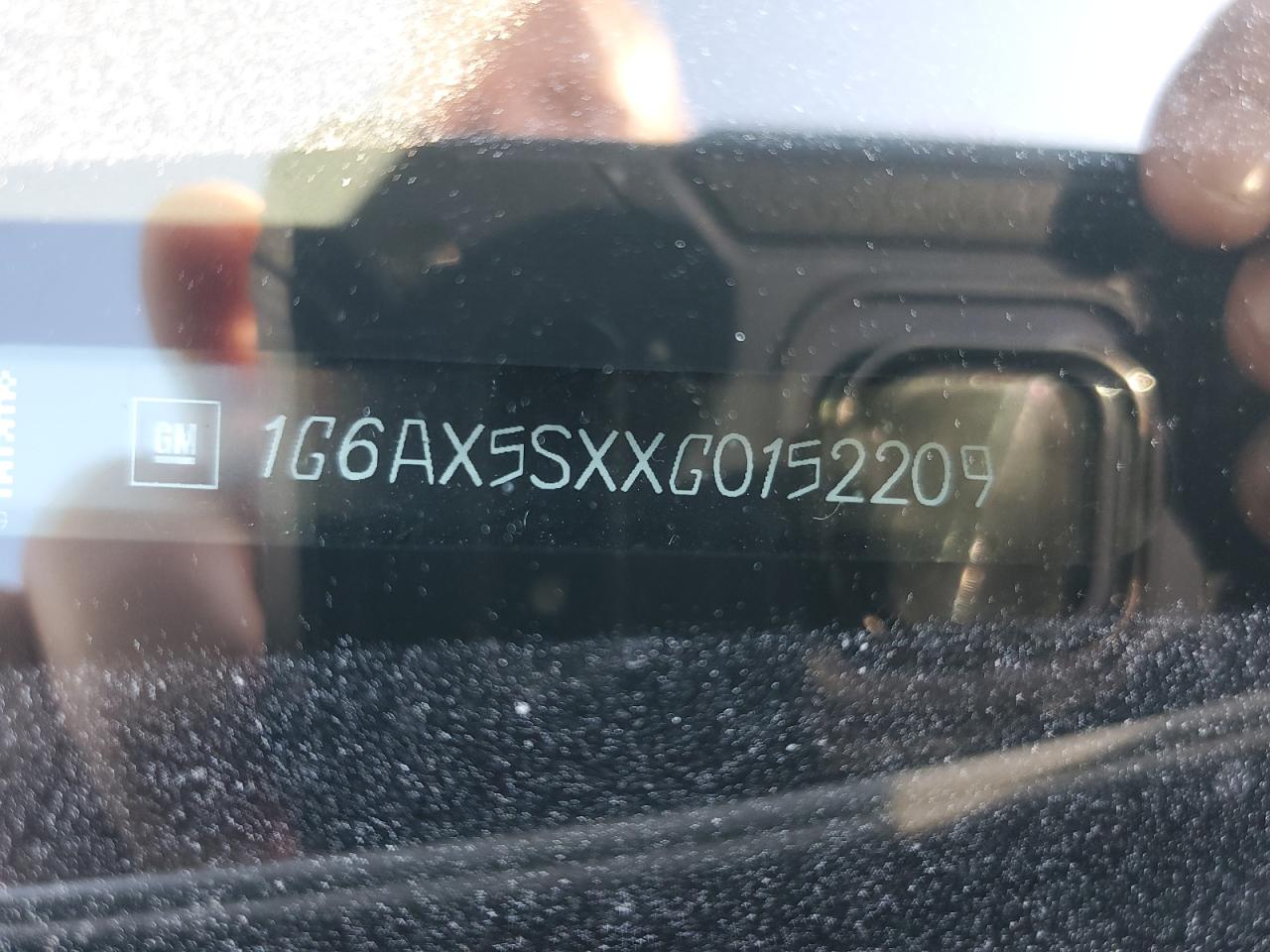 2016 Cadillac Cts Luxury Collection VIN: 1G6AX5SXXG0152209 Lot: 70332915