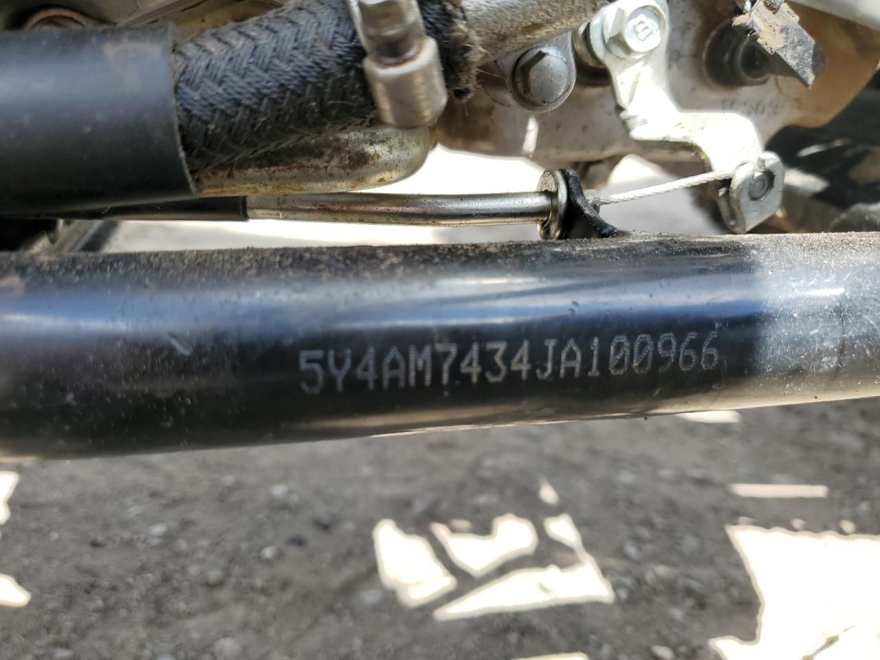 2018 Yamaha Yfm700 R VIN: 5Y4AM7434JA100966 Lot: 70437625