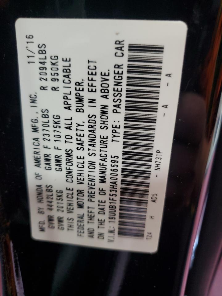 2017 Acura Tlx Tech VIN: 19UUB1F53HA006595 Lot: 67746825