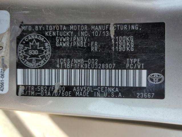 2014 TOYOTA CAMRY L  