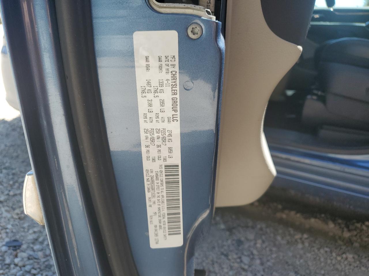 2011 Chrysler Town & Country Touring L VIN: 2A4RR8DG6BR716391 Lot: 70311005