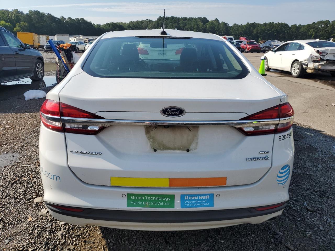 2017 Ford Fusion Se Hybrid VIN: 3FA6P0LUXHR409564 Lot: 66079035