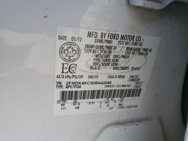 2013 FORD EDGE LIMITED  