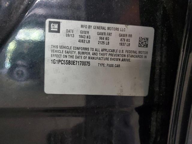 2014 CHEVROLET CRUZE LT  