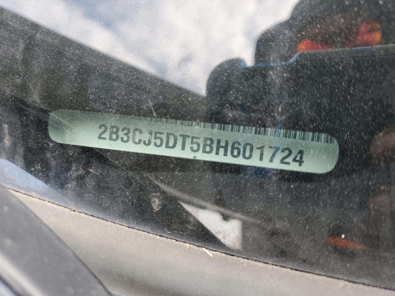 2011 Dodge Challenger R/T VIN: 2B3CJ5DT5BH601724 Lot: 70481705