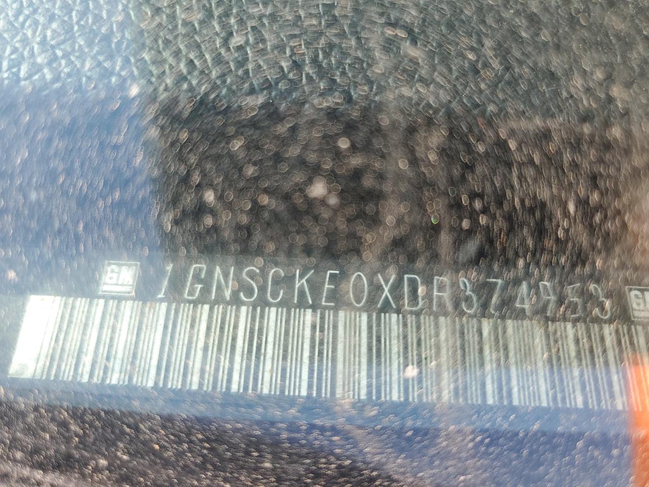 2013 Chevrolet Suburban C1500 Ltz VIN: 1GNSCKE0XDR374953 Lot: 69273055