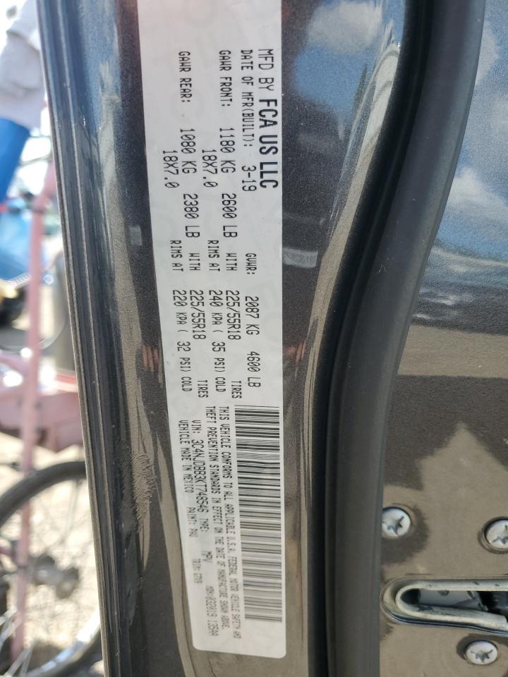 2019 Jeep Compass Latitude VIN: 3C4NJDBB3KT748546 Lot: 69757775