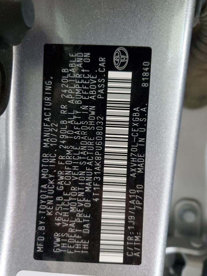 4T1F31AK8PU608032 2023 Toyota Camry Xle