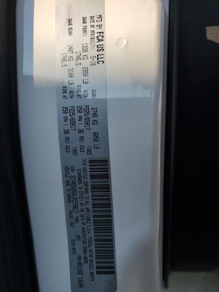 2018 Dodge Grand Caravan Se VIN: 2C4RDGBGXJR259617 Lot: 68203865