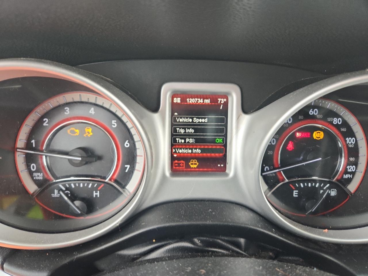 2012 Dodge Journey Sxt VIN: 3C4PDDBG7CT397234 Lot: 70130235