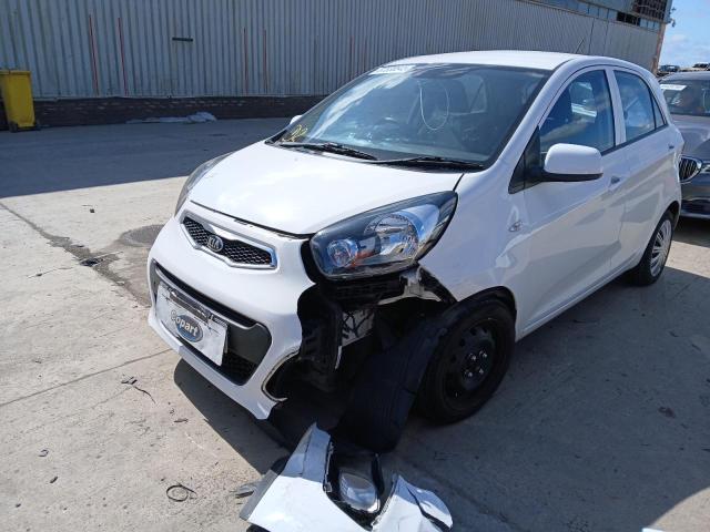 2013 KIA PICANTO 1.0 1 5DR for sale at Copart PETERLEE