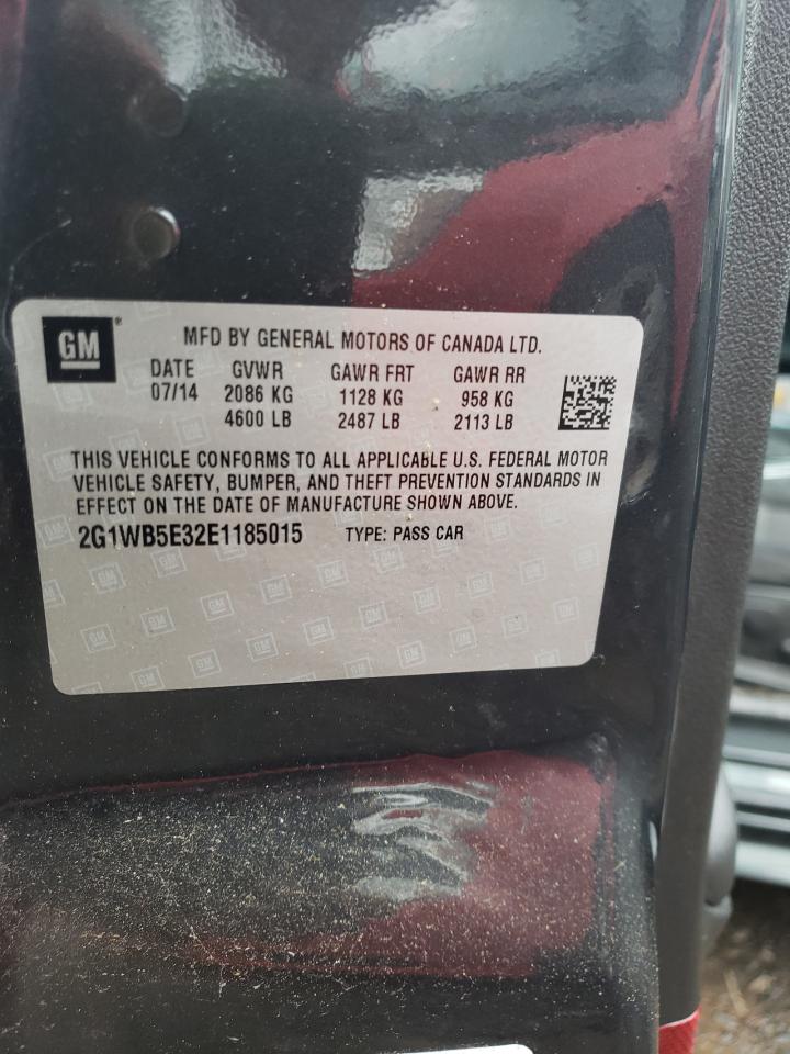 2014 Chevrolet Impala Limited Lt VIN: 2G1WB5E32E1185015 Lot: 69510555