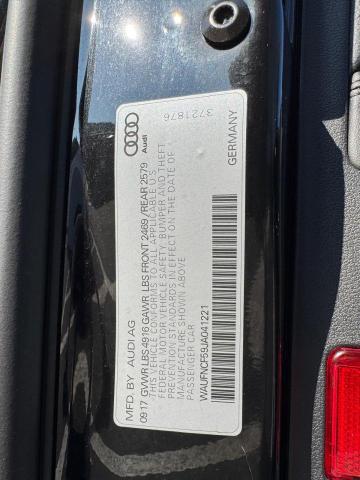 2018 AUDI A5 PRESTIGE S-LINE  