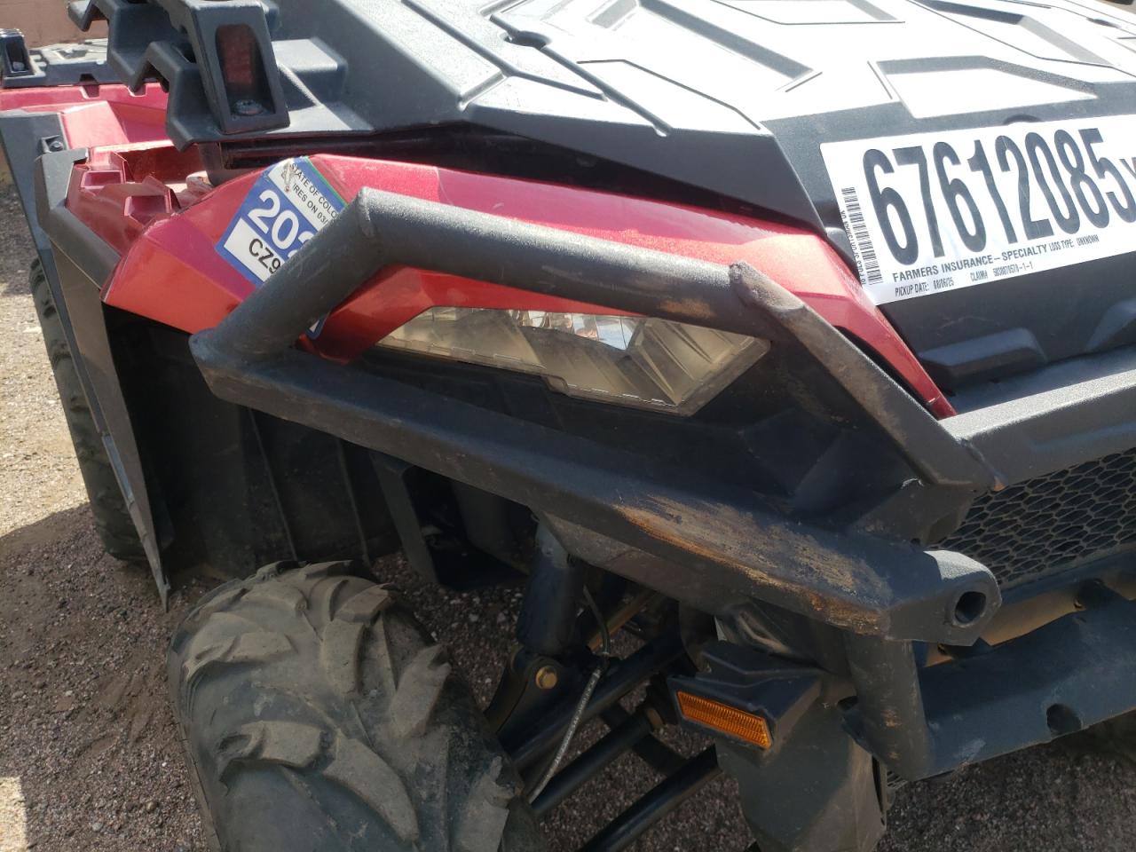 2018 Polaris Sportsman 850 Sp VIN: 4XASXE850JB141875 Lot: 67612085