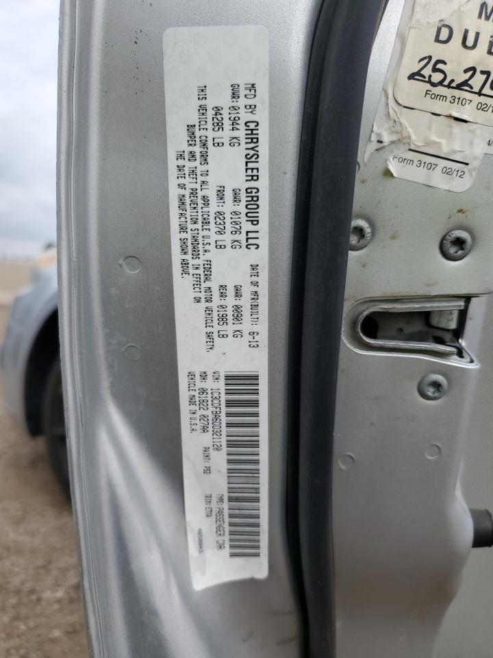 2013 Dodge Dart Sxt VIN: 1C3CDFBA6DD321120 Lot: 69045685