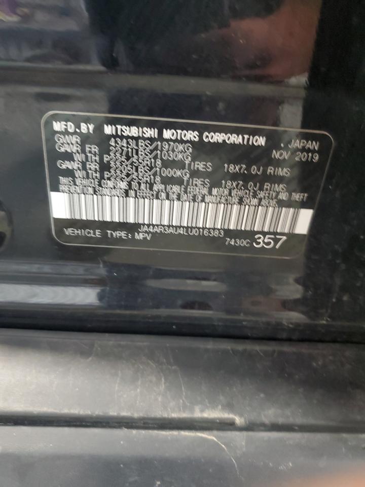 2020 Mitsubishi Outlander Sport Es VIN: JA4AR3AU4LU016383 Lot: 67407695