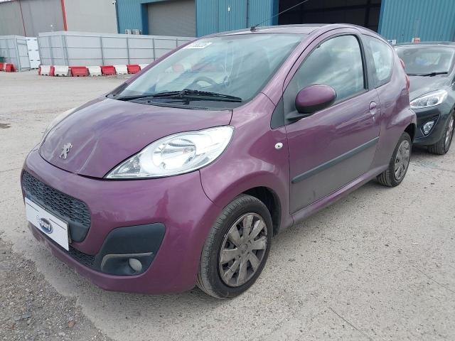 2013 PEUGEOT 107 ACTIVE for sale at Copart ROCHFORD