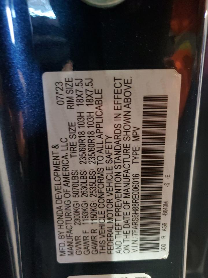 2024 Honda Cr-V Sport-L VIN: 7FARS6H88RE006016 Lot: 70752735